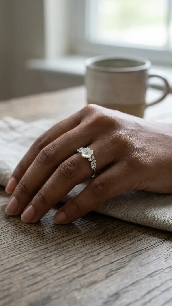 Silver-Plated_Mother_of_Pearl_Floral_Ring_-_Handcrafted_Marquise_Crystal_Bloom_Ring_for_Women