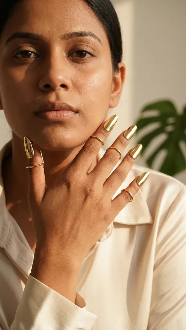 Storie_Taylor_18K_Gold-Plated_5-Piece_Fingernail_Ring_Set_for_Women_|_Futuristic_Nail_Armor_Combo_Rings