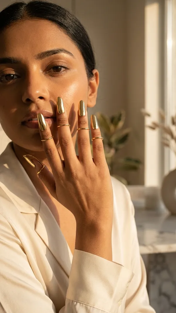 Storie_Taylor_18K_Gold-Plated_5-Piece_Fingernail_Ring_Set_for_Women_|_Futuristic_Nail_Armor_Combo_Rings