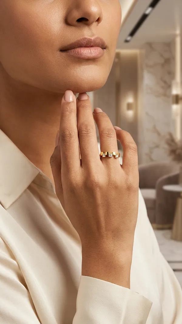 Storie_Taylor_18K_Gold_Plated_Geometric_Square_Eternity_Ring_for_Women_|_Princess_Cut_CZ_Studded_Alternating_Block_Band_|_Premium_Minimalist_Fashion_Jewelry