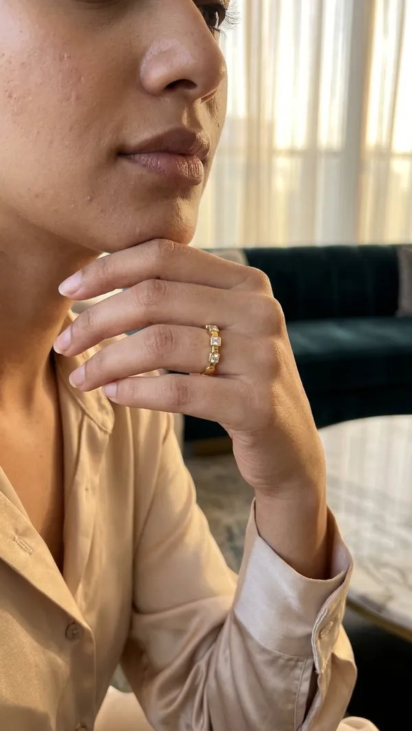 Storie_Taylor_18K_Gold_Plated_Geometric_Square_Eternity_Ring_for_Women_|_Princess_Cut_CZ_Studded_Alternating_Block_Band_|_Premium_Minimalist_Fashion_Jewelry