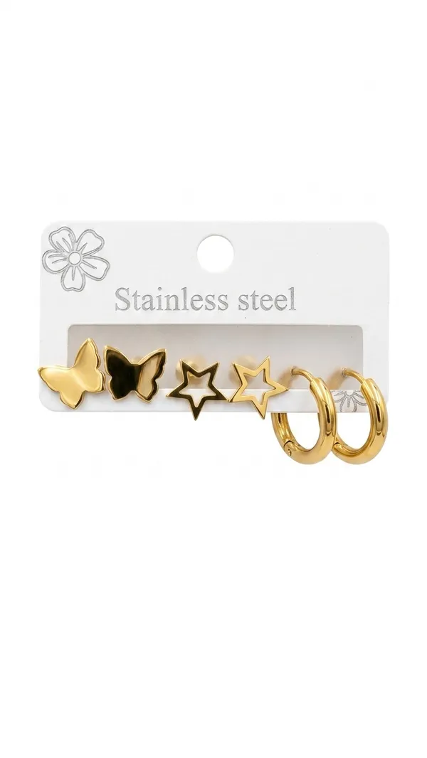 Storie_Taylor_18K_Gold-Plated_Stainless_Steel_Earring_Set_-_Pack_of_3_(Butterfly,_Star_&_Hoops