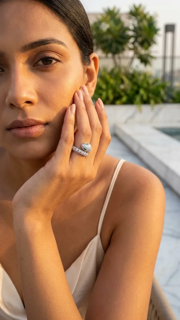 Storie_Taylor_Luxury_Silver-Plated_Cubic_Zirconia_Emerald-Eyed_Snake_Ring_for_Women