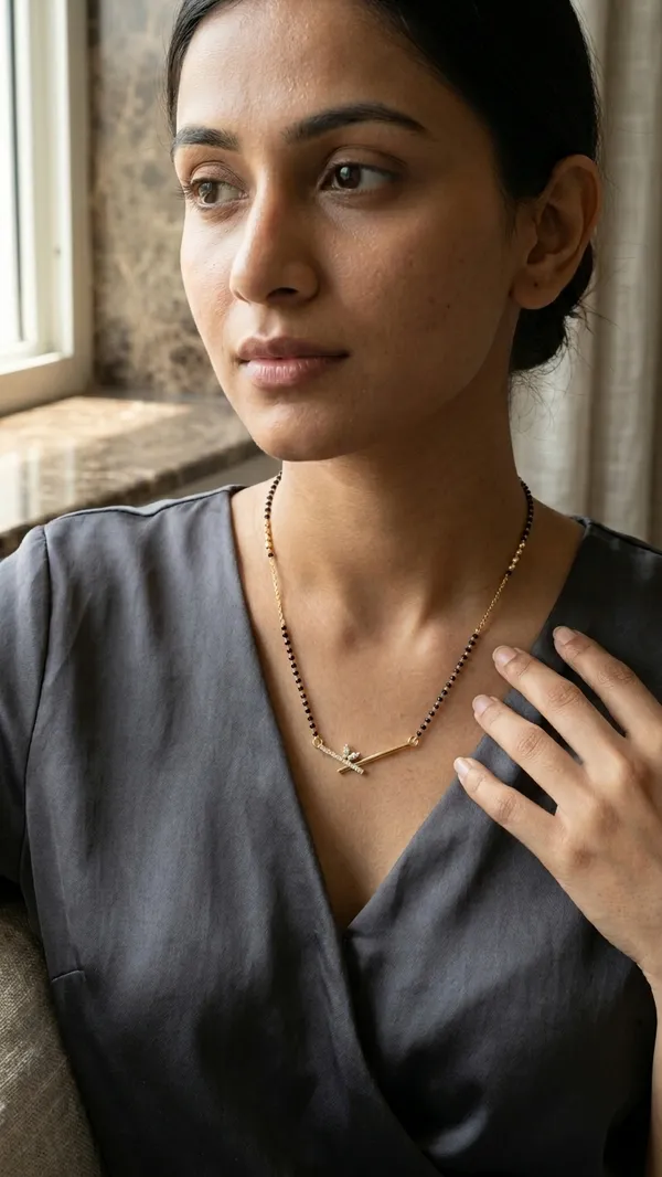 Storie_Taylor_Modern_Gold-Plated_Bar_Mangalsutra_with_Crystal_Leaf_Detail_-_Stylish_Daily_Wear_Black_Bead_Necklace