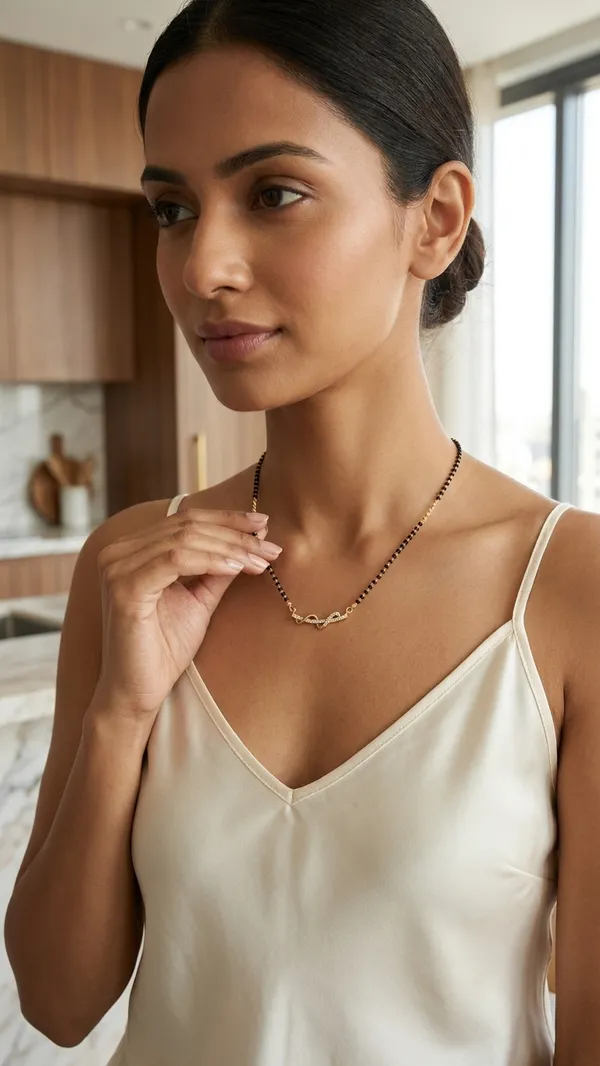 Storie_Taylor_Modern_Gold-Plated_Wave_Pendant_Mangalsutra_-_Elegant_Black_Bead_Chain_with_Crystal_Infinity_Bar