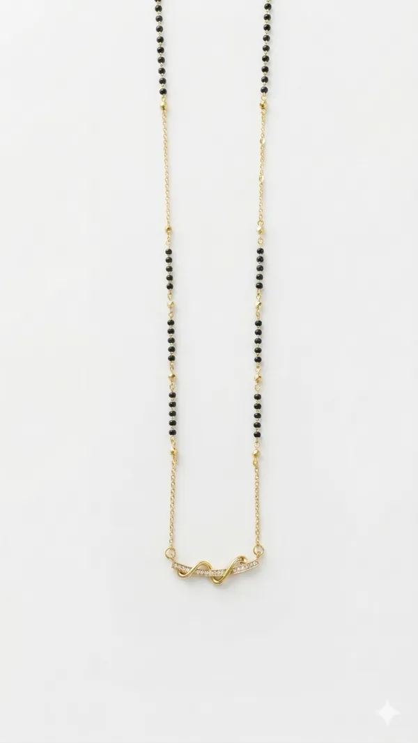 Storie_Taylor_Modern_Gold-Plated_Wave_Pendant_Mangalsutra_-_Elegant_Black_Bead_Chain_with_Crystal_Infinity_Bar