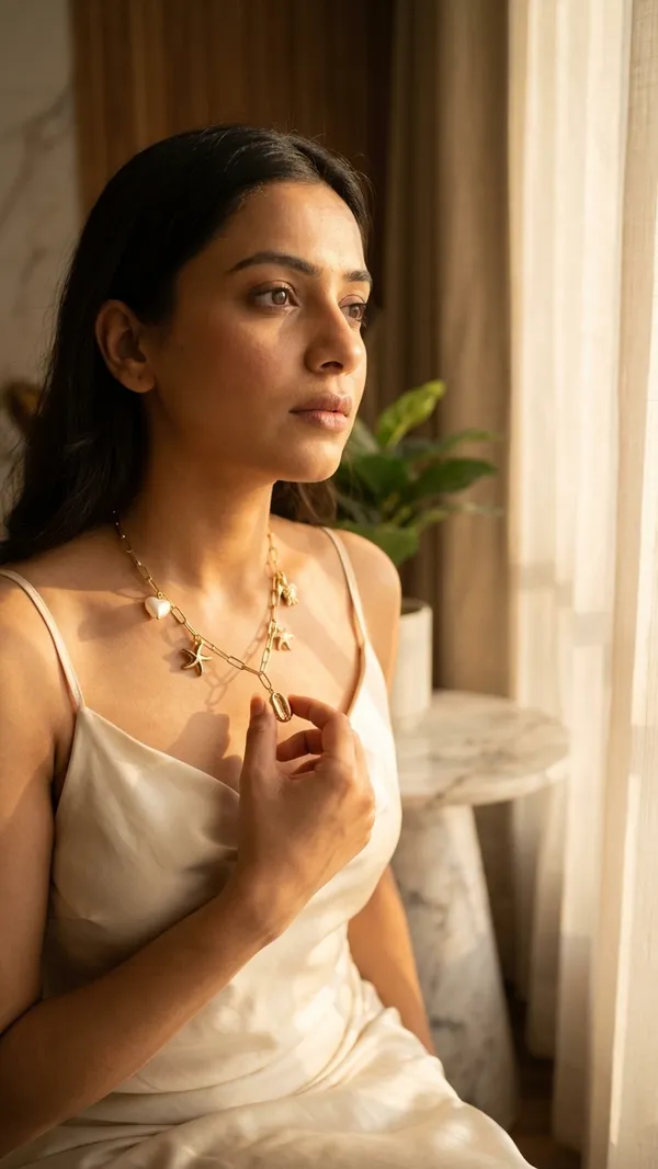 Storie_Taylor_Ocean_Charm_Gold_Chain_Necklace