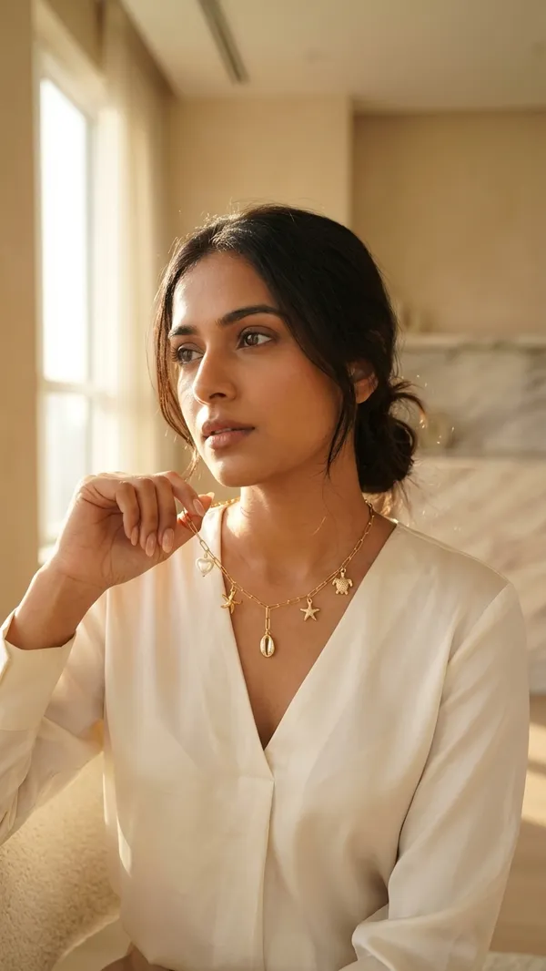 Storie_Taylor_Ocean_Charm_Gold_Chain_Necklace