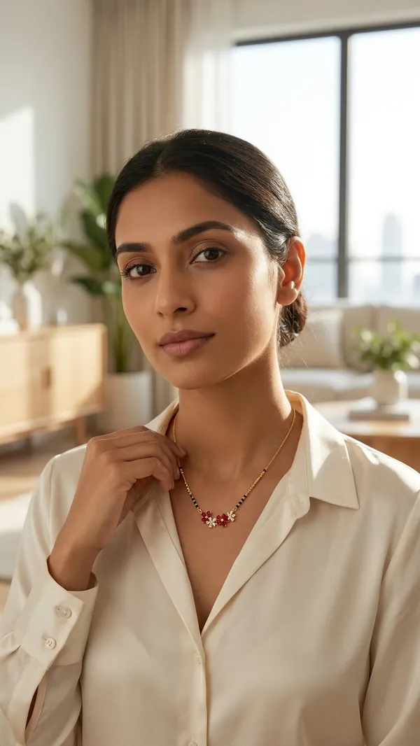 Storie_Taylor_Premium_Gold-Plated_Ruby_&_Diamond_Floral_Mangalsutra_-_Elegant_Red_Stone_Flower_Pendant_Necklace