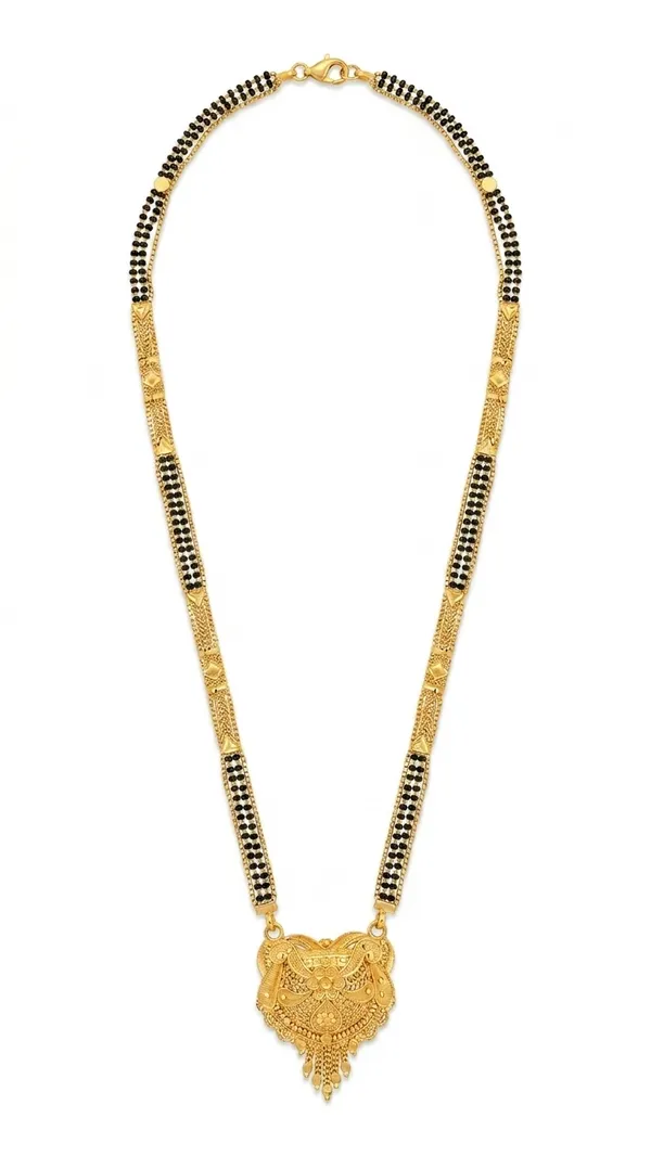 Storie_Taylor_Women_Gold-Plated_Double-Layered_Long_Crafted_Mangalsutra