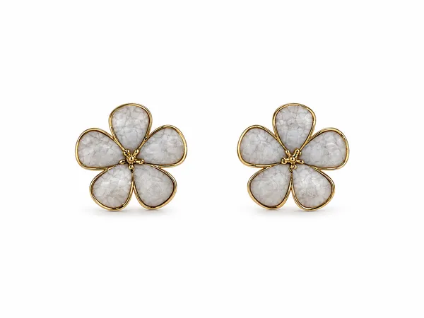 White_Floral_Stud_Earrings_|_Premium_Gold_Finish_Flower_Earrings_|_Elegant_Daily_Wear_Jewellery