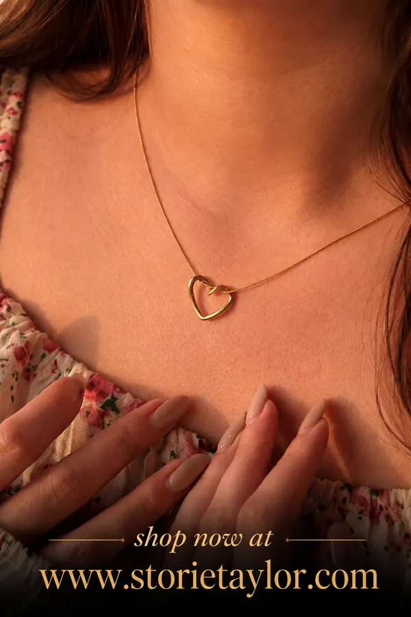 Women’s_Gold_Plated_Open_Heart_Pendant_Necklace_with_Snake_Chain_|_Korean_Style_|_Daily_Wear_Fashion_Jewellery