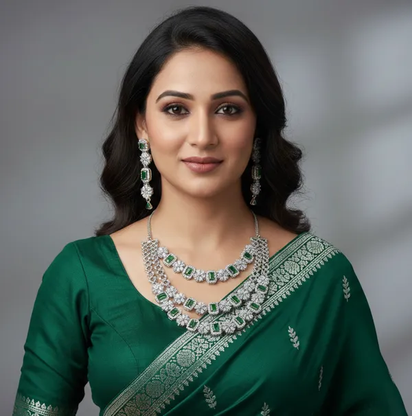 Green_American_Diamond_Pendant_Set_For_Women