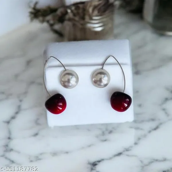 Stylish_Cherry_Design_Earrings_For_Women_And_Girls