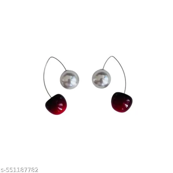 Stylish_Cherry_Design_Earrings_For_Women_And_Girls