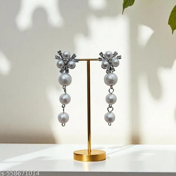 Elegant_Pearl_And_Crystal_Long_Drop_Earrings