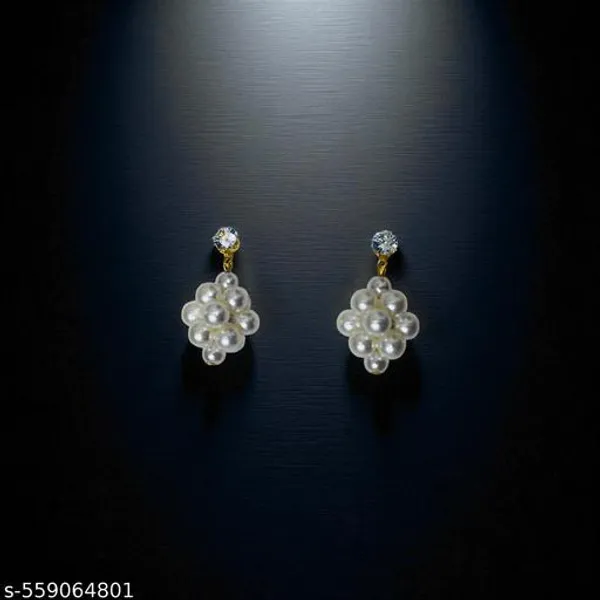 Stylish_Pearl_Cluster_Drop_Earrings_For_Women_And_Girls