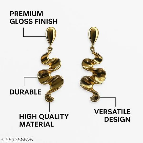 Elegant_Gold_Tone_Wave_Design_Earrings
