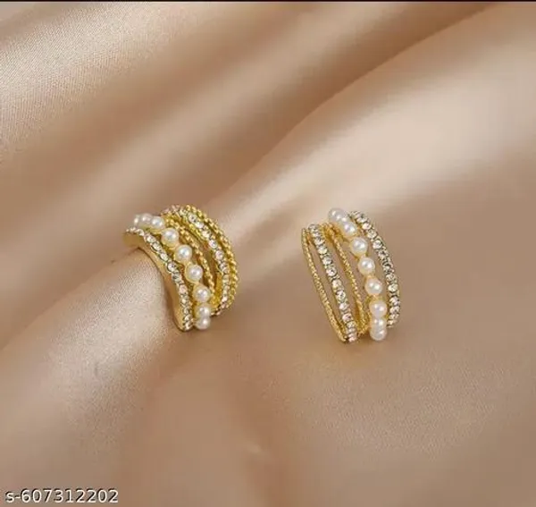 Gold_Plated_Pearl_And_Stone_Studded_Hoop_Earrings