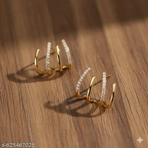 Elegant_Gold_Plated_Triple_Hoop_Earrings