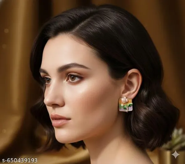 Elegant_Floral_Enamel_Stud_Earrings_For_Women_And_Girls