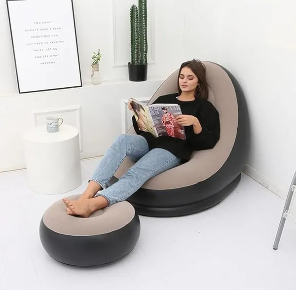 2_In_1_Inflatable_Vacuum_Sofa_Cum_Bed_|_Portable_Air_Sofa_With_Pump