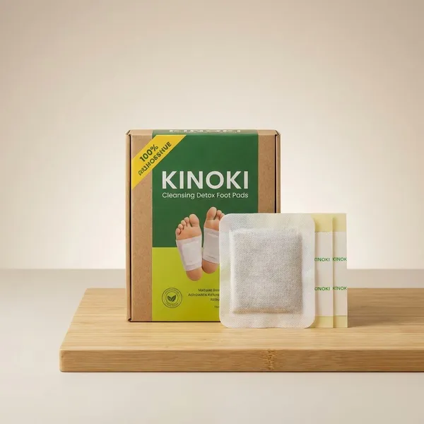 White_Non_Woven_Premium_Detox_Foot_Patch_Healthcare_Product