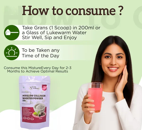 100G_Mixglow_Collagen_Booster_Powder_for_glowing_skin_Strong_Bones_And_Hair_(_Edible_)