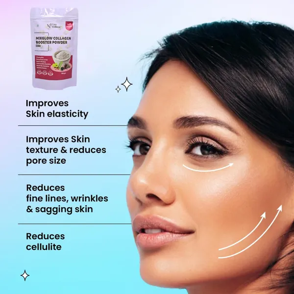 100G_Mixglow_Collagen_Booster_Powder_for_glowing_skin_Strong_Bones_And_Hair_(_Edible_)