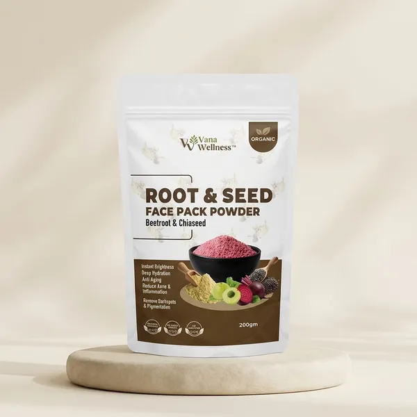 200G_Herbal_Root&Seed_Face_Pack_Powder_for_Hydrated_glowing_skin_