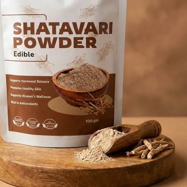 100G_Herbal_Shatavari_Powder_Edible__Supplement_For_Women_Wellness