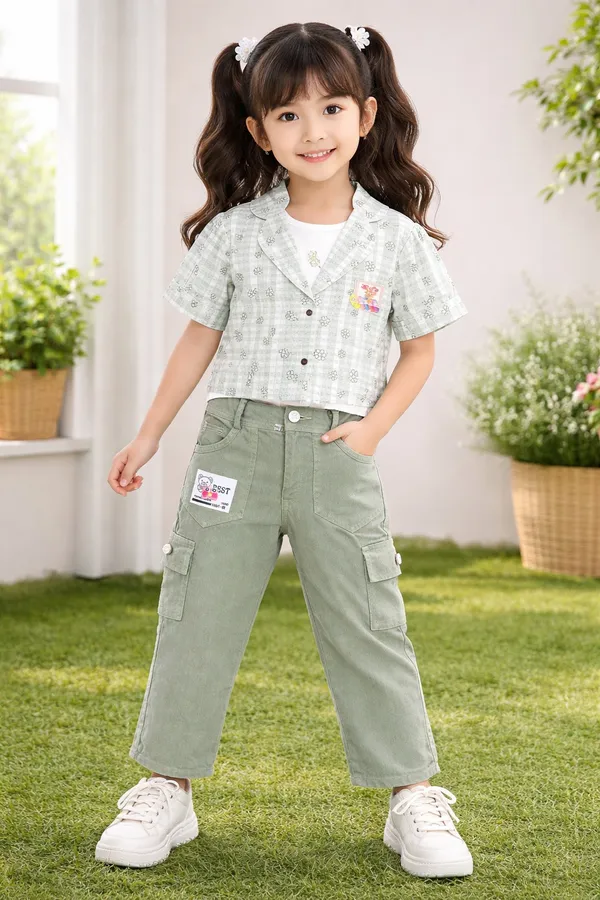 Mint_Green_Cargo_Set_For_Kids_Girl