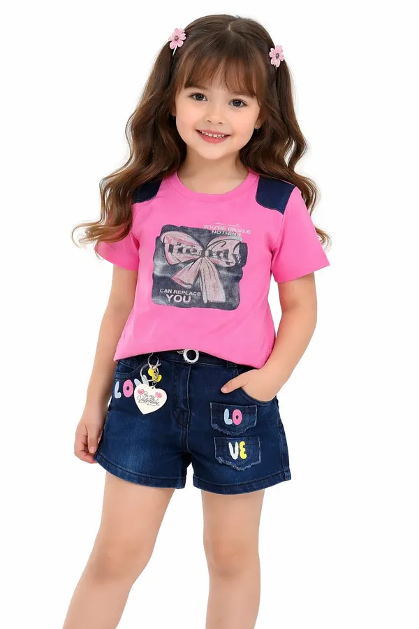 Blush_Pink_And_Classic_Denim_Blue_Clothing_Set_For_Kids_Girl