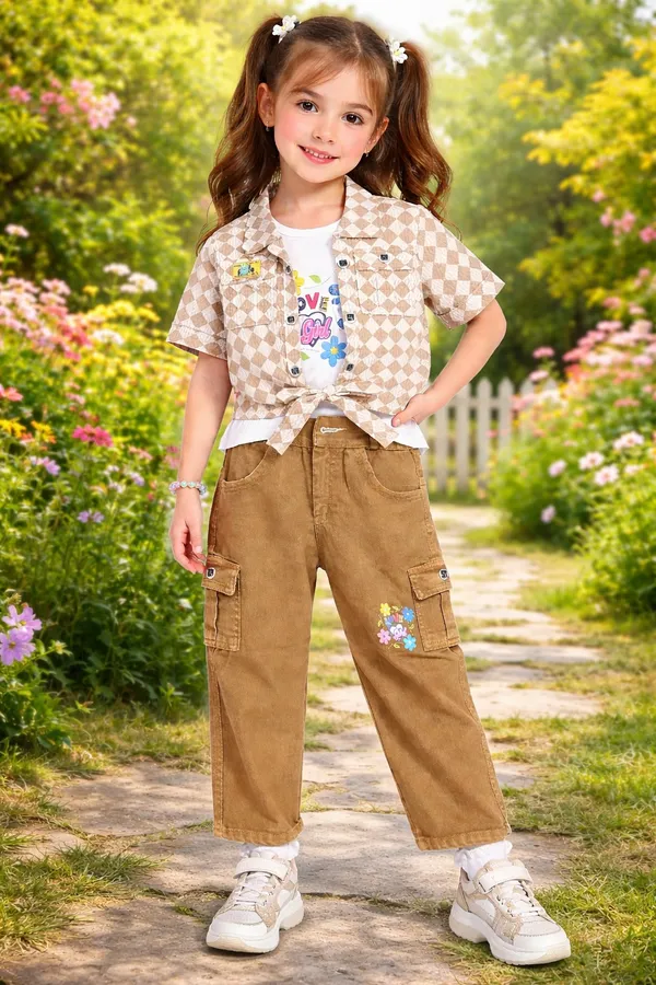 Beige_Checkmate_Cutie_Set_For_Kids_Girl