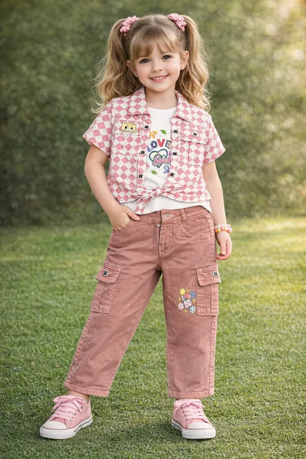 Dusty_Pink_Checkmate_Cutie_Set_For_Kids_Girl