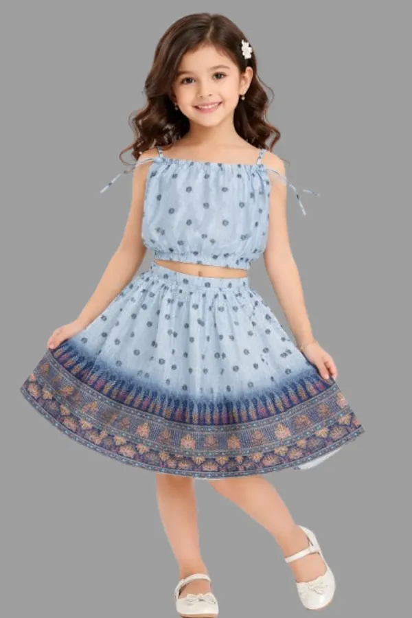 Blue_Azure_Blossom_Breeze_Co_Ord_Set_For_Kids_Girl
