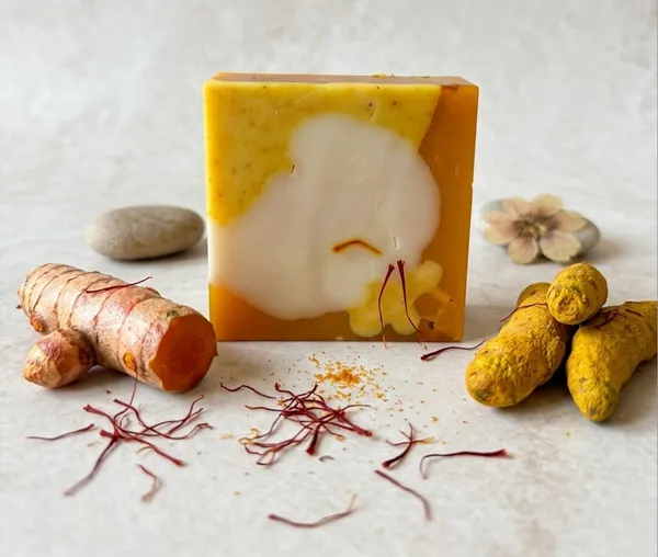 Cinnamon_Sugar_Scrub_Kasturi_Haldi_And_Kesar_Handmade_Soap_Pack_Of_2