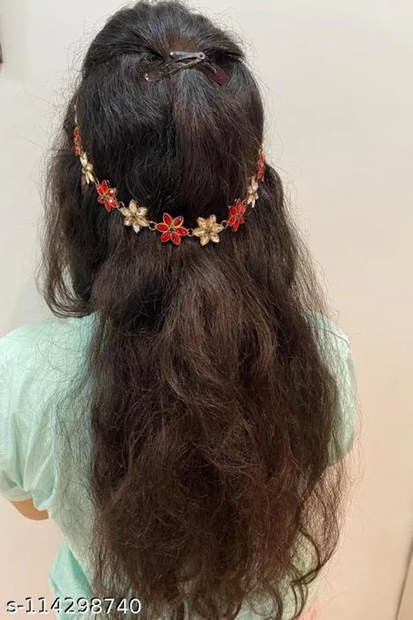 Light_Gold_Alloy_&_Artificial_Stones_Fancy_Design_Hair_Accessory_For_Women