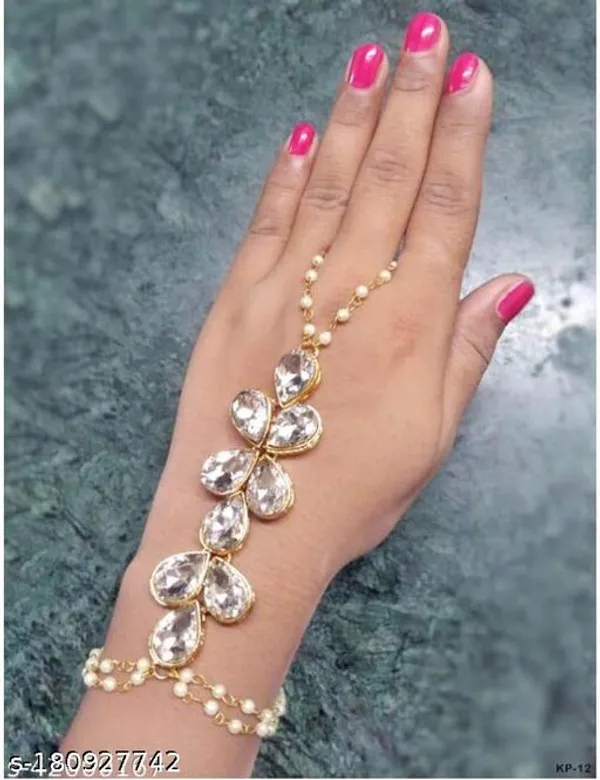 White_And_Gold_Alloy_&_Artificial_Stones_Fancy_Design_Maang_Tikka_For_Women
