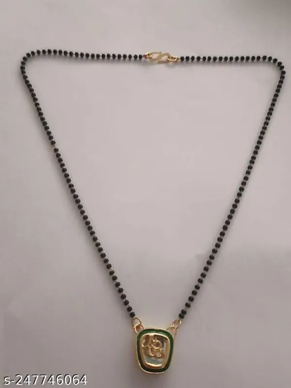 Red_Alloy_&_Artificial_Stones_Fancy_Design_Mangalsutra_For_Women