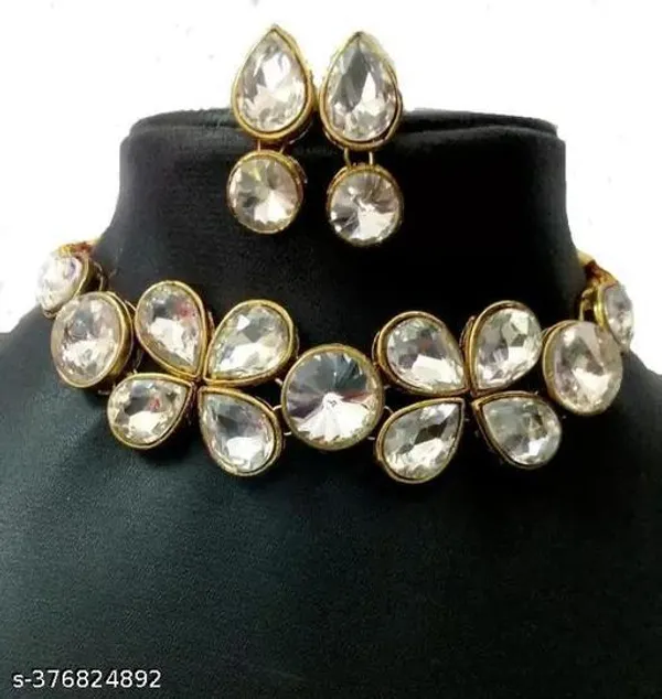 Black_Alloy_Fancy_Design_Chokar_With_Earring_For_Women