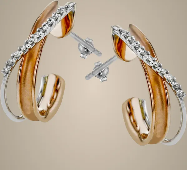 Silver_&_Gold_Brass_Fancy_Design_Earrings_For_Girls