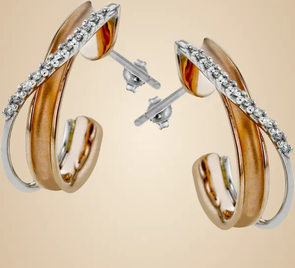 Silver_&_Gold_Brass_Fancy_Design_Earrings_For_Girls