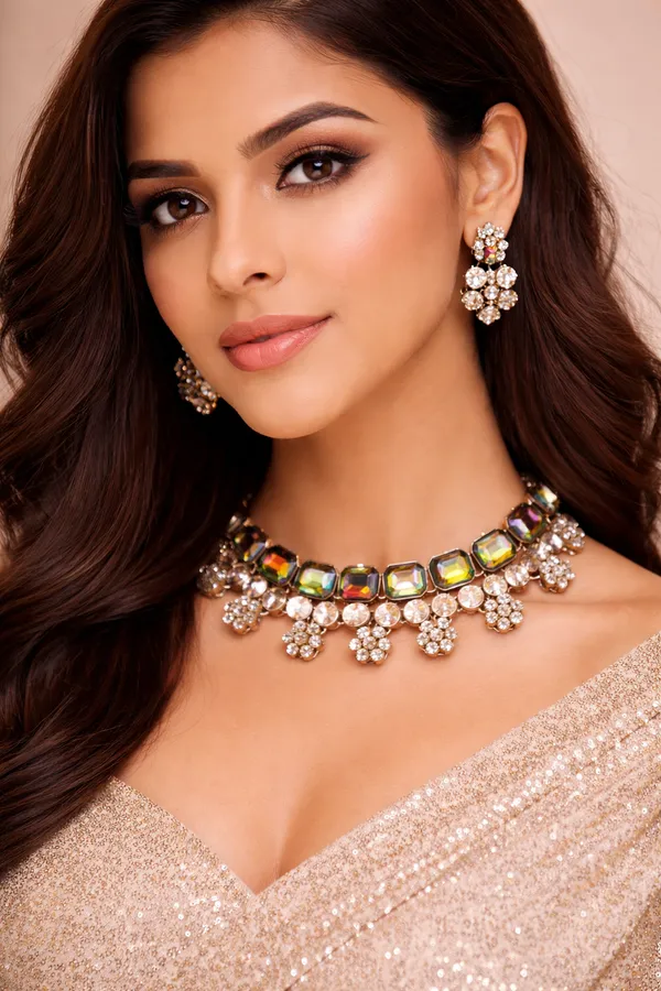 White_Alloy_&_Kundan_Fancy_Design_Necklace_Set_For_Women