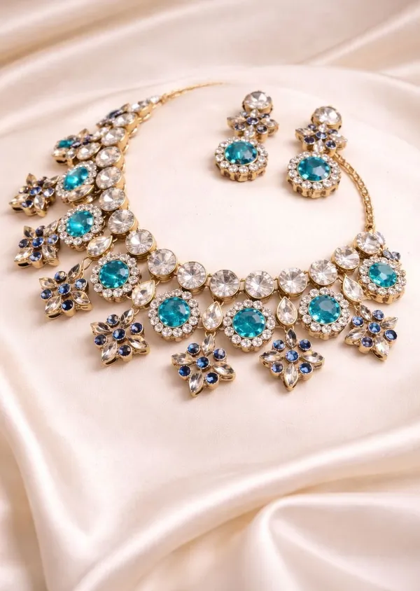 Multicolor_Alloy_Fancy_Design_Earring_&_Necklace_Set_For_Women_(Pack_Of_2)