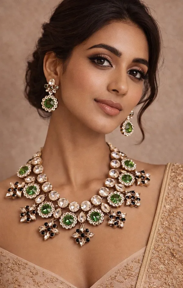 Multicolor_Alloy_Fancy_Design_Earring_&_Necklace_Set_For_Women_(Pack_Of_2)