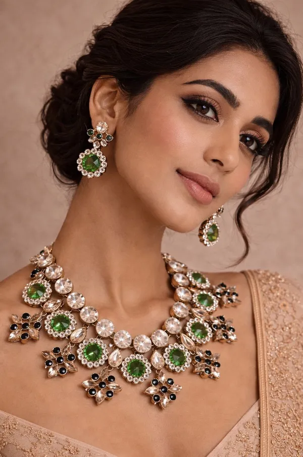 Multicolor_Alloy_Fancy_Design_Earring_&_Necklace_Set_For_Women_(Pack_Of_2)