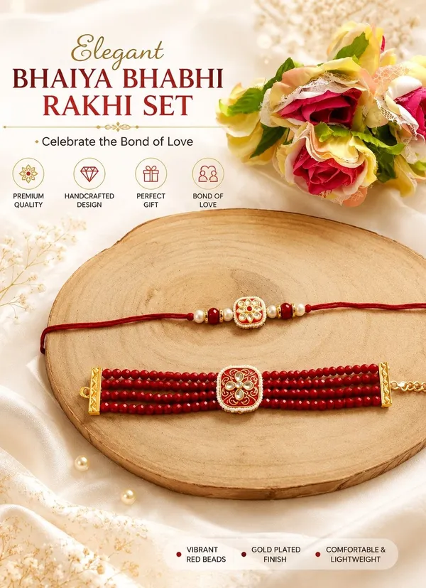 Madi_Bhaiya_Bhabhi_Jhd_Gold,_Mauli_Thread,_Assorted,_Yarn,_Pearl,_Kundan_Chawal_Roli_Pack__Set_(I_pair_of_couple_rakhi)