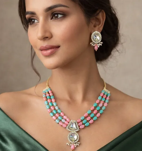 Multicolor_Mother_Of_Pearl_Fancy_Design_Earring_&_Necklace_Set_For_Women_(Pack_Of_2)