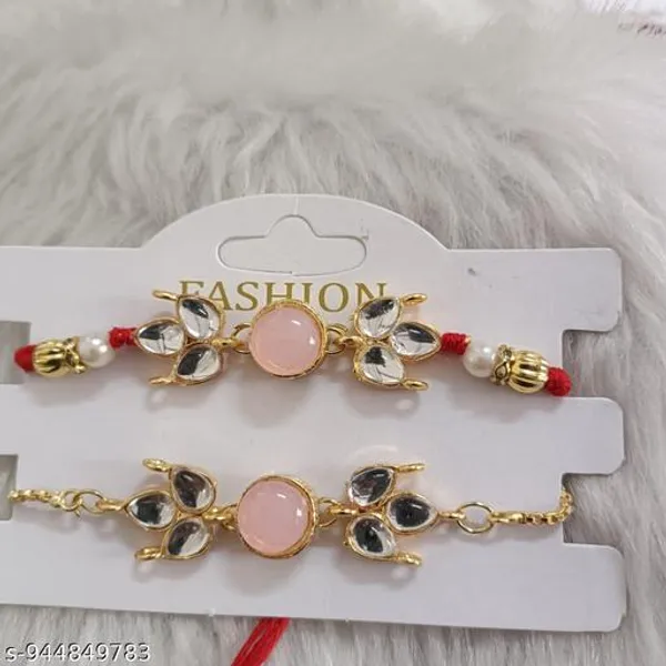 Elegant_Pearl_Stone_Bhaiya_Bhabhi_Rakhi_Pair_Traditional_Kundan_Rakhi_Combo_For_Brother_Bhabhi_Festive_Designer_Rakhi_Set_For_Bhaiya_Bhabhi